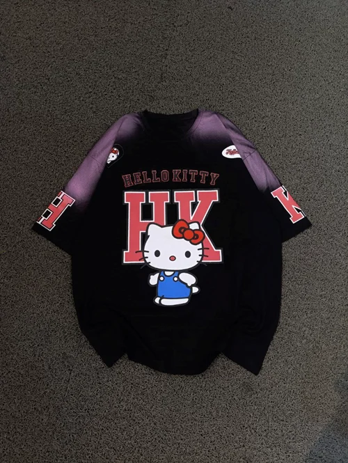 تیشرت kitty مشکی🎀